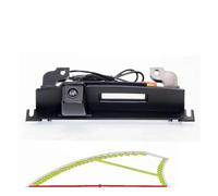 Rear View Camera Dynamic Trajectory Tracking Car Rear View Backup Reverse Camera For NISSAN For TIIDA Trunk Handle Parking Accessories HD CCD Backup Camera(Orange 12 V)