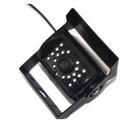 Rear View Camera For Truck Trailer Pickups RV Backup Heavy Duty 18 LED IR Parking CCD HD Rear View Camera Back Reverse Camera(With lines(4Pin))