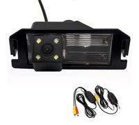 Rear View Camera Replacement for Kia For Soul For Pride For Morning AHD Fisheye Dynamic Trajectory Car Rear View Camera Back Up Camera(CVBS 4LED Wire,Dynamic)(Fixed/CVBS 4LED Wireless)