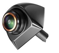 Rear View Camera Reversing Cameras Camera Golden Fisheye Lens Car Rear View Full HD Night Vision Reverse Vehicle Parking White-720P(Black-1080P)