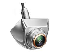 Rear View Camera Silver AHD 1080P 360 Adjustment Car Reverse Backup Camera With Dynamic Trajectory Line For Android DVD PC Monitor(HD1080P Camera)