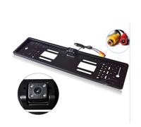 Rear View Camera Waterproof European License Plate Frame Rear View Camera Auto Car Reverse Backup Parking Rearview Camera Night Vision 170 Degree Reverse Camera