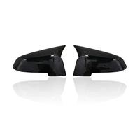 Rear View Cap For 5 6 7 Series For LCI F10 F11 F18 F07 F12 F13 F06 F01 F02 Car Rearview Side Mirror Cover Caps Carbon Fiber Look Black(ABS Black)