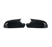 Rear View Cap For A3 8P For A4 For A5 B8.5 For Q3 For A6 C6 4F S6 Pair Side Wing Mirror Cover Add On Side Rear View Mirror Cap Cover Car Accessories Side Door Mirror Cover Cap(Bright black)