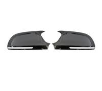 Rear View Cap For A4 S4 For A5 S5 B8 8K For A6 S6 4F C6 For A8 S8 D3 For Q3 SQ3 2012-2015 For A3 8P Black Horn Add On Side Rear View Mirror Cap Cover Side Door Mirror Cover Cap(Bright black)