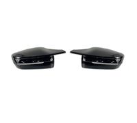 Rear View Cap For BMW 2 3 4 5 7 Series G20 G21 G28 G22 G11 G12 G42 G30 G38 For M4 Style Bright Black Side Wing Rearview Mirror Cover Caps LHD RHD Door Wing Mirror Cover(Left hand drive)