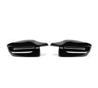Rear View Cap For BMW 2 3 4 5 7 Series G30 G38 G20 G21 G28 G22 G11 G12 G42 For M4 Style Bright Black Side Wing Rearview Mirror Cover Caps LHD RHD Door Wing Mirror Cover(RHD-Bright black)