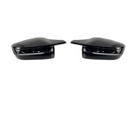 Rear View Cap For BMW 3 4 5 7 8 Series G20 G21 G30 G38 G22 G23 G11 G12 G15 G16 Mirror Cover M Style Car Side Rearview Mirror Cover Cap LHD RHD Door Wing Mirror Cover(RHD-Black)