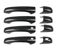 Rear View Cap For Dodge For Avenger 2008 2009 2010 2011 2012 2013 2014 Car Rearview Side Mirror Cover & Door Handle Trim Wing Cap(Smart Keyhole carbon)