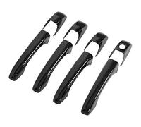 Rear View Cap For Dodge For Avenger 2008 2009 2010 2011 2012 2013 2014 Car Rearview Side Mirror Cover & Door Handle Trim Wing Cap(None Smart black)