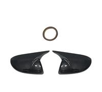 Rear View Cap For Mazda 2 For Mazda 3 1.6 Side Rearview Mirror Cover Wing Mirror Cap With The Painted Color(Carbon fiber pattern)