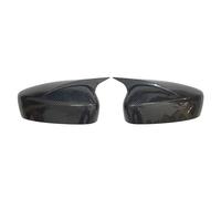 Rear View Cap For Mazda 3 For Axela 2017 2018 Car Accessories Rearview Mirror Cover Cap Housing Sticker Trim With Horn Auto Parts Styling Door Wing Mirror Cover(Carbon pattern)