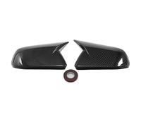 Rear View Cap For Mustang 2015-2022 US Version Rearview Mirror Cover Housing With/No Signal Light Hole Wing Side Caps 1 Pair Side Door Mirror Cover Cap(2-Carbon Fiber Look)
