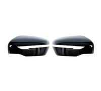 Rear View Cap For Nissan For X-Trail For XTrail T32 2014-2020 Exterior Rearview Side Mirror Cover Cap Lid House White Black Door Wing Mirror Cover(Black pair)