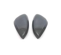 Rear View Cap For Peugeot 208 2008 2012-2018 For Citroen For C3 2016-2020 Car Rearview Side Mirror Cover Wing Cap Exterior Door Housing Shell Trim Door Wing Mirror Cover(Carbon Look)