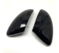 Rear View Cap For Peugeot 208 2008 2012-2018 For Citroen For C3 2016 To 2020 Car Replacement Rearview Side Mirror Cover Wing Cap Exterior Case Trim Door Wing Mirror Cover(Black)