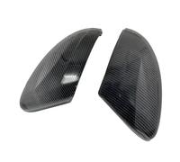 Rear View Cap For Peugeot 208 2008 2012-2018 For Citroen For C3 2016 To 2020 Car Replacement Rearview Side Mirror Cover Wing Cap Exterior Case Trim Door Wing Mirror Cover(Carbon)