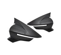 Rear View Cap For SEAT For Ibiza Mk5 For Arona KJ7 For Leon MK3 5F For ST For FR For C&upra 2017-2020 Car Add On Side Door Rear View Mirror Cover Cap 2pcs Wing Door Mirror Cover(Carbon Fiber)