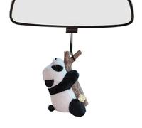 Rear View Charm Ornament - Bear Design Toy | Adorable Novelty Creatures Decoration with Strap, Cosy Vehicle Cabin Add-Ons Hanging Jewellery for Money