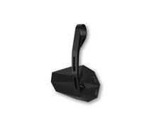 Highsider Long Bar End Mirror MIRROR, BLACK