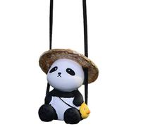 Rear View Hanging Accessories Swinging Panda Car Hanging Ornament Car Accessory Truck Car Pendant Car Charm Swinging Panda Hanging Ornament