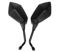 Rear View Mirror 8mm 10mm Universal Motorcycle Mirrors Motorbike Black Rearview Mirrors Scooter Motor Mirror(Black 10mm)