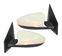 Rear View Mirror Assembly 5/8 Pins Rearview Mirror Assembly For Hyundai For I20 MK3 BC BI 2020-2024 Primer White Turn Signal Light Side Mirror Car Accessories Wing Mirror(1pair 8pin)