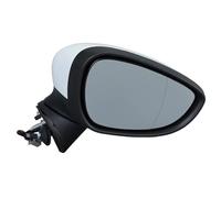 Rear View Mirror Assembly 6 Wires Side Door Mirror Assembly For Fiesta MK7 2013-2017 White Heated 10 Hole Jack Wing Mirror Accessories Rearview Side Mirror Assy(Right)