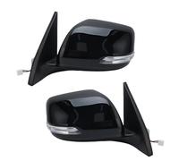 Rear View Mirror Assembly 7 Wires Wing Rearview Mirror Assembly For Toyota For Land For Cruiser For Prado LC150 Series 2009-2013 Black Rearview Mirror Car Accessories Rearview Side Mirror Assy(1pair)