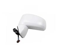 Rear View Mirror Assembly Car Door Wing Side Rearview Mirror Assembly For Nissan For Tiida 2005-2010 Exterior Mirrors Electric Adjusted Lens Heating Rearview Side Mirror Assy(WHITE,3 Wire L)