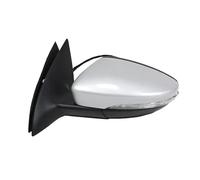 Rear View Mirror Assembly Car Rear Side Mirror Assembly For VW For Passat CC 2010-2018 Auto Power Heated Fold Turn Signal 9 13 15 Wires Rearview Side Mirror Assy(Silver,15 wire Left)