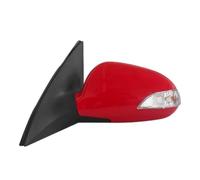 Rear View Mirror Assembly Car Rearview Mirror Assembly For Hyundai For Elantra 2008-2010 Auto 3/5 Wire Rear View Mirror With Lens Adjust LED Turn Signal Light Rearview Side Mirror Assy(Red,Left B)
