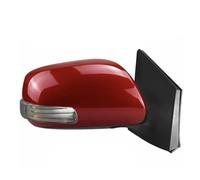 Rear View Mirror Assembly Car Side Exterior Rearview Mirror Assy For Toyota For Corolla E150 2007-2013 Auto With LED Turn Signal Rear View Mirror Assembly Rearview Side Mirror Assy(Red,7 Wire R)