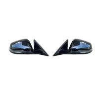 Rear View Mirror Assembly For BMW X2 2020 2021 2022 2023 Car Accessories Side Outside Rearview Mirror Assembly Auto Mirror Heating LED Turn Signal Assy Rearview Side Mirror Assy(Pair Black)