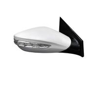 Rear View Mirror Assembly For Hyundai For Sonata 8th Generation 2011-2014 9Pins Rearview Mirror Assembly Middle East Version Black Wing Car Accessorie Wing Mirror Assembly(9pin white RH)