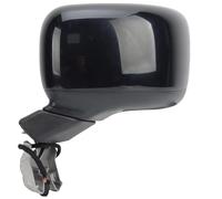 Rear View Mirror Assembly For JEEP For RENEGADE BU 2015-2022 5/7Pins No-Paint Black Manual Folding Side Mirror Assembly Auto Mirror Assy(1 Piece left 5pin)