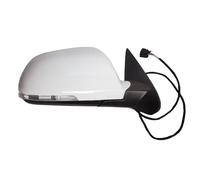 Rear View Mirror Assembly For Skoda For Octavia A6 MK2 Sedan Combi RS 2009-2013 Car Heated Electric Adjust Wing Door Side Rear Mirror Assy Rearview Side Mirror Assy(R White)
