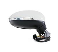 Rear View Mirror Assembly For VW For Passat B8 2017 2018 2019 2020 Car Left Right Side Power Heated Fold Turn Signal 6 8 9 13 Wires Side Mirror Assembly Rearview Side Mirror Assy(WHITE,9 Wire R)