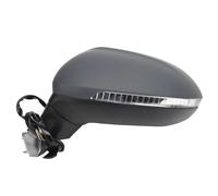 Rear View Mirror Assembly For VW For Passat B8 2017 2018 2019 2020 Car Left Right Side Power Heated Fold Turn Signal 6 8 9 13 Wires Side Mirror Assembly Rearview Side Mirror Assy(Gray,6 Wire L)