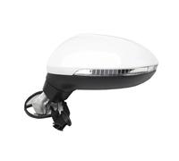 Rear View Mirror Assembly For VW For Passat B8 2017-2020 6 8 9 13 Wires Auto Left Right Side Power Heated Fold Turn Signal Side Mirror Assembly Rearview Side Mirror Assy(WHITE,6 Wires Left)