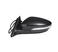 Rear View Mirror Assembly For VW For Passat CC 2008-2018 Car Power Heated Fold Turn Signal 9 Or 13 Wires Side Mirror Assembly Rearview Side Mirror Assy(Black,13 wire L)