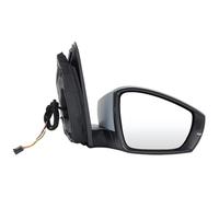 Rear View Mirror Assembly OEM: 6C2857501C 6C2857502C 6 Pins Door Mirror Assembly Manual Folding Heated Side Mirror For VW For Polo 6C 6R 2009-2017 Auto Mirror Assy(1 Piece right)