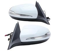 Rear View Mirror Assembly Side Door Mirror For Mercedes For Benz C-Class W205 2015-2020 White Left-Hand Drive Model Wing Door Mirror Assembly Car Accessories Rearview Side Mirror Assy(1pair)