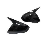 Rear View Mirror Cap Car Side Rearview Mirror Cover Add On For Hyundai For Sonata 9th 2015-2019 Exterior Sticker Wing Cap Wing Mirror Caps(Carbon Look)