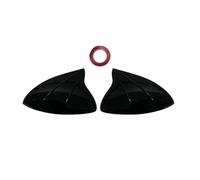 Rear View Mirror Cap Rearview Exterior Side Mirror Cover Caps For Cayenne 2011 2012 2013 2014 Wing Mirror Caps(Glossy BLK)