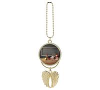 Rear View Mirror Car Charms Cars Hanging Pendant Teacher Classroom Chalkboard Car Pendant Rearview Mirror Hanging Ornament Cars Hanging Accessories for Women Men Auto Decoration Golden
