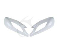 Rear View Mirror Cover ABS Plastic Compatible With ST1300 2002 2003 2004 2005 2006 2007 2008 2009 2010 2011 Motorcycle Red Black White(White)