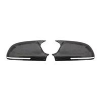 Rear View Mirror Cover Cap For A3 8P For A4 For A5 B8 .5 Q3 For A6 C6 4F S6 Pair Side Wing Mirror Cover Add On Rear View Cap Car Accessories(Carbon Look-B8)