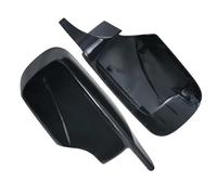 Rear View Mirror Cover Cap For BMW E46 316i 318i 318d 1998 1999 2000 2001 2002 2003 2004 2005 Carbon Fiber Pattern Black Side Mirror Cover Caps(Glossy Black)