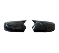 Rear View Mirror Cover For Focus MK2 2005 2006 2007 2008 Car Rearview Side Mirror Cover Wing Cap Exterior Door Housing Shell Trim(No Light Black)